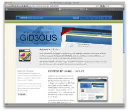 Website Ontwerp Gideous